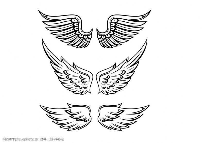 天翼标志翅膀图片