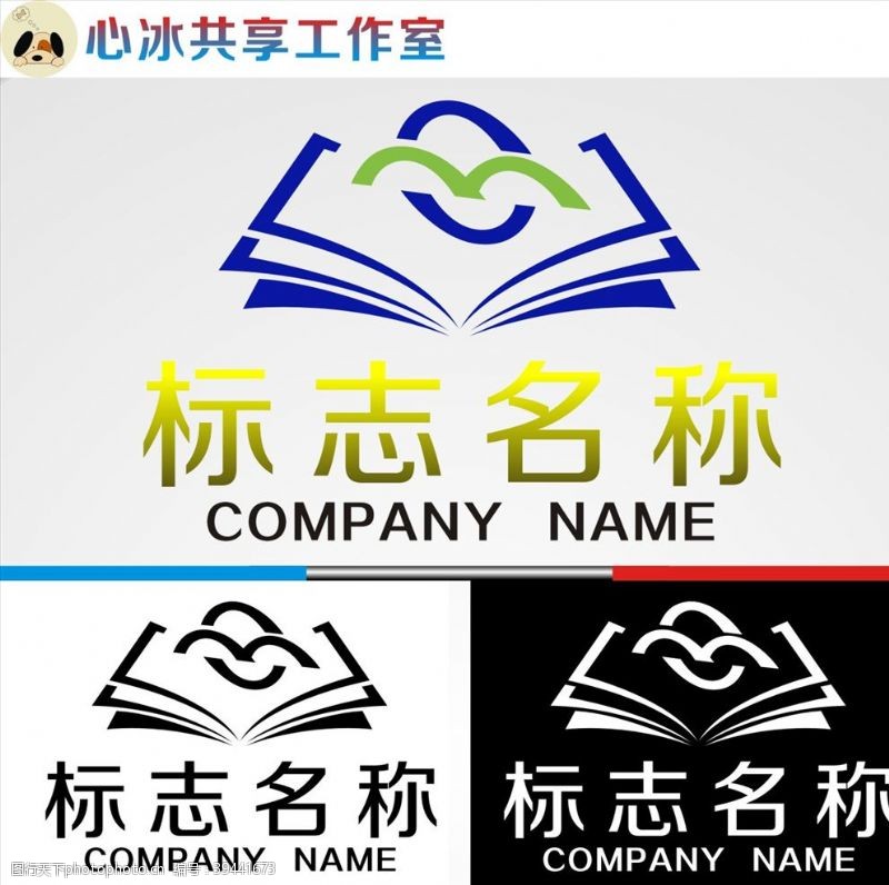 渐变教育logo图片