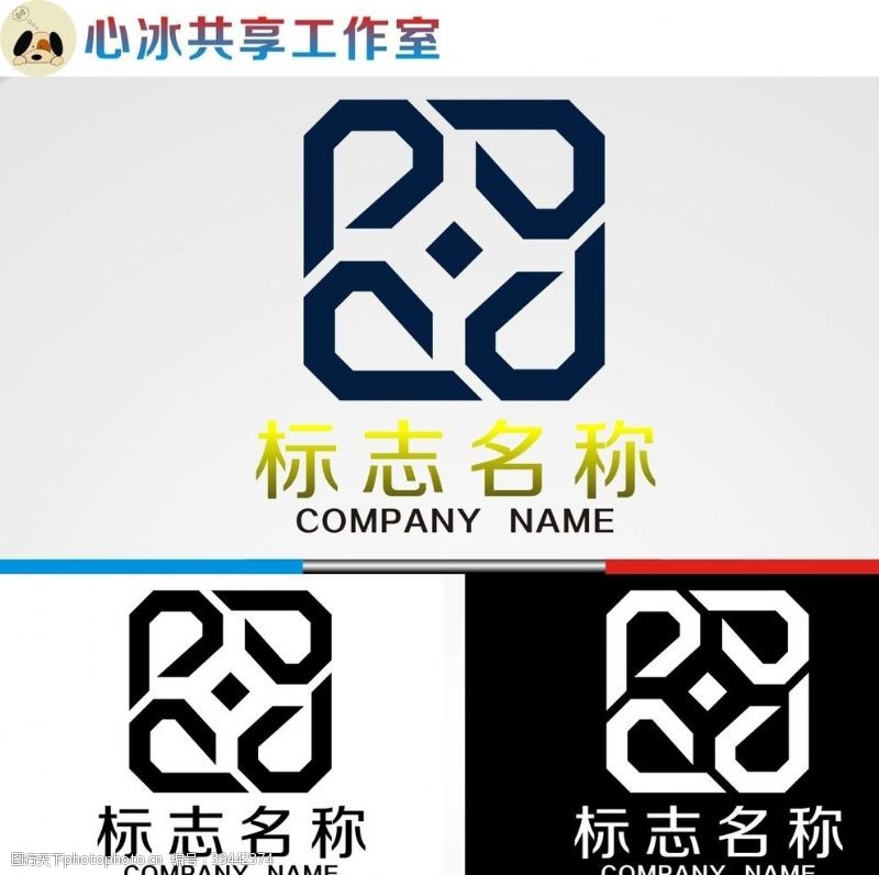 个性字母logo设计图片
