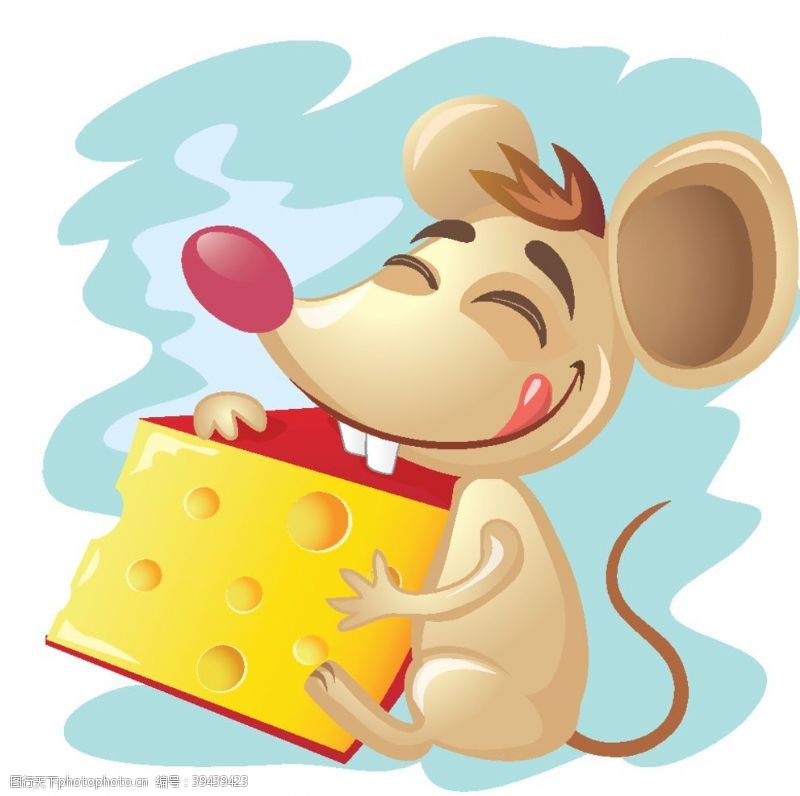 老鼠卡通奶酪与卡通小老鼠图片