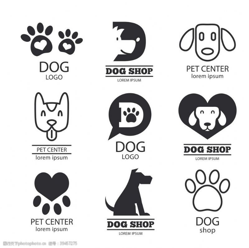 斑点狗狗DOG动物卡通图片