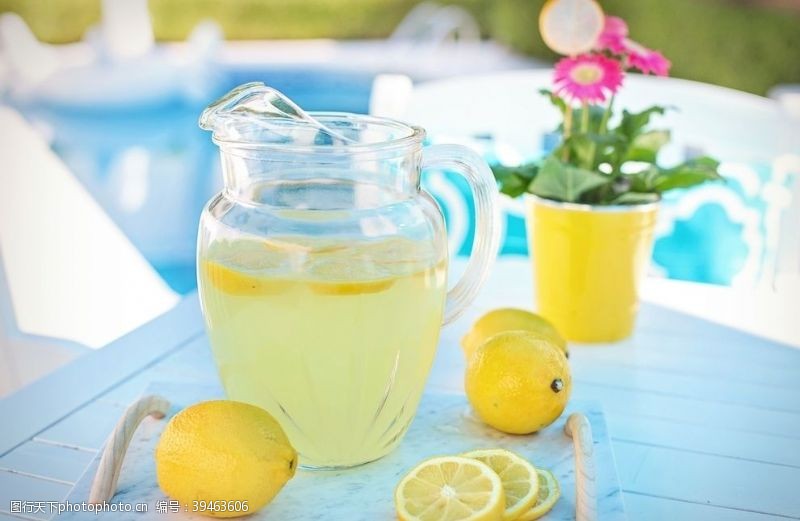 柠檬广告柠檬水图片