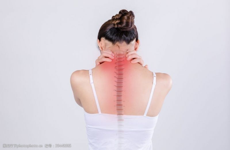 腰椎痛疼痛病痛背景海报素材图片