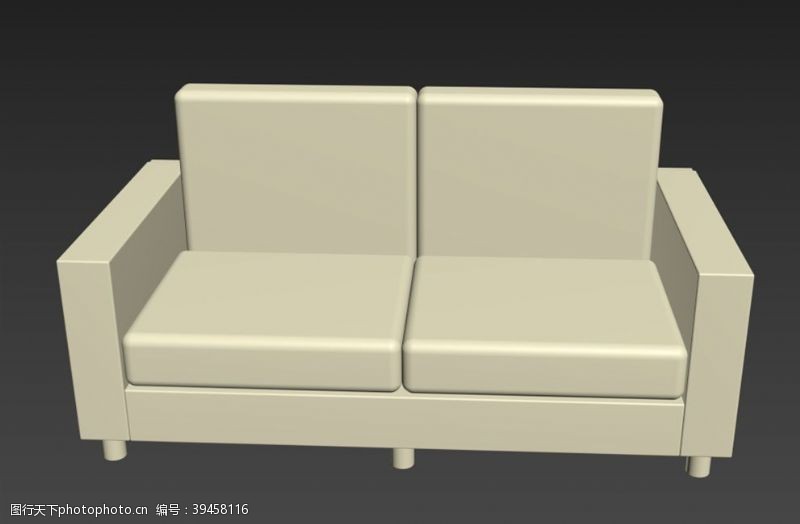 max简易双人沙发图片