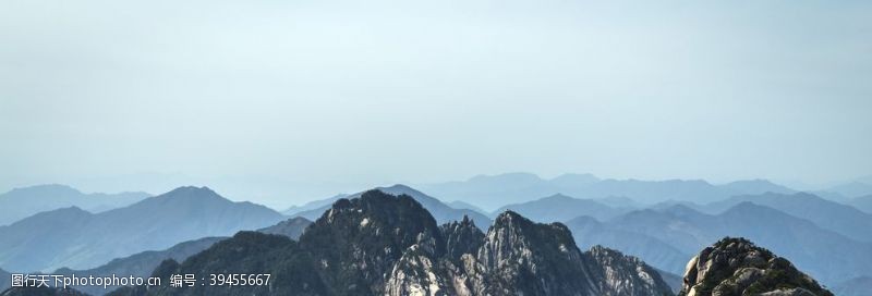 山顶山峰自然风光背景海报素材图片