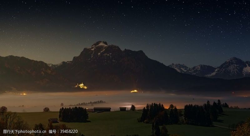 晨雾自然风景图片