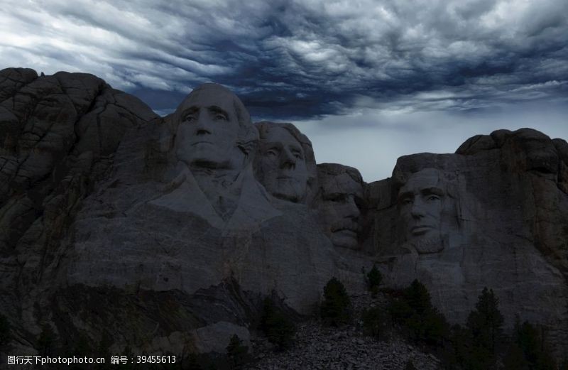 华盛顿总统雕像图片