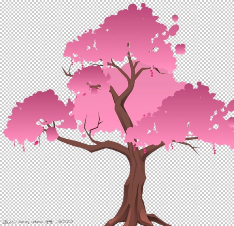 樱花季粉色樱花装饰图片