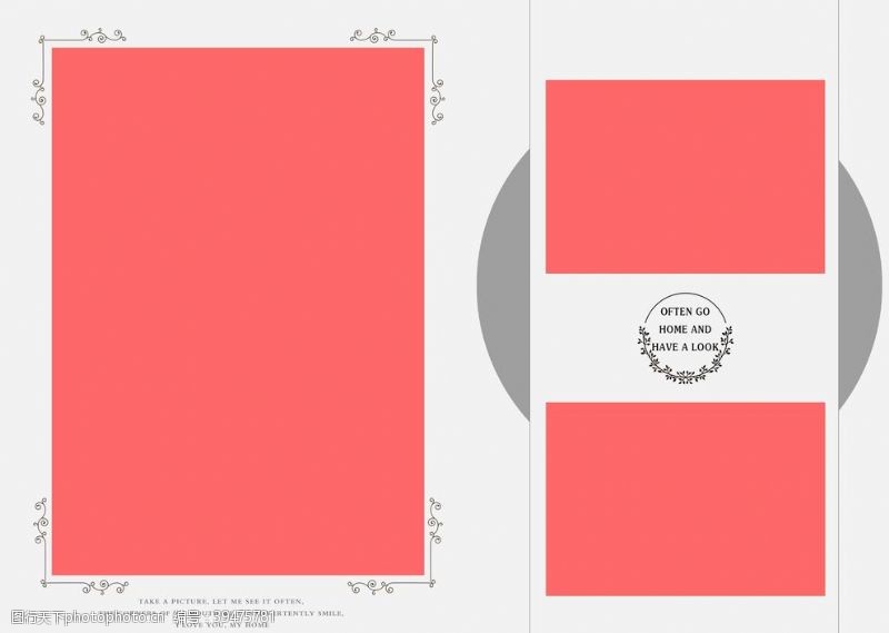 精美相册简约相册模板图片
