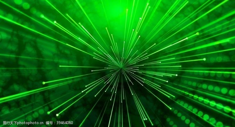 晶格绿色射线图片