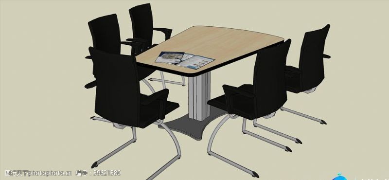 家具模型SU会议桌模型图片