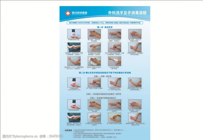 手部外科洗手及手消毒方法图片