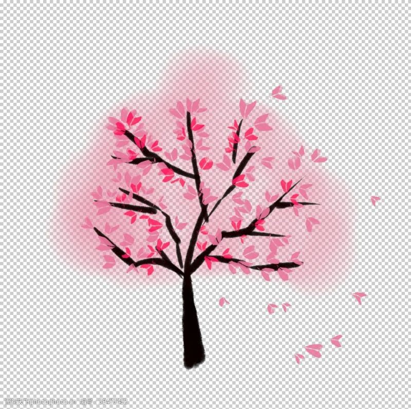 春天景色樱花素材图片