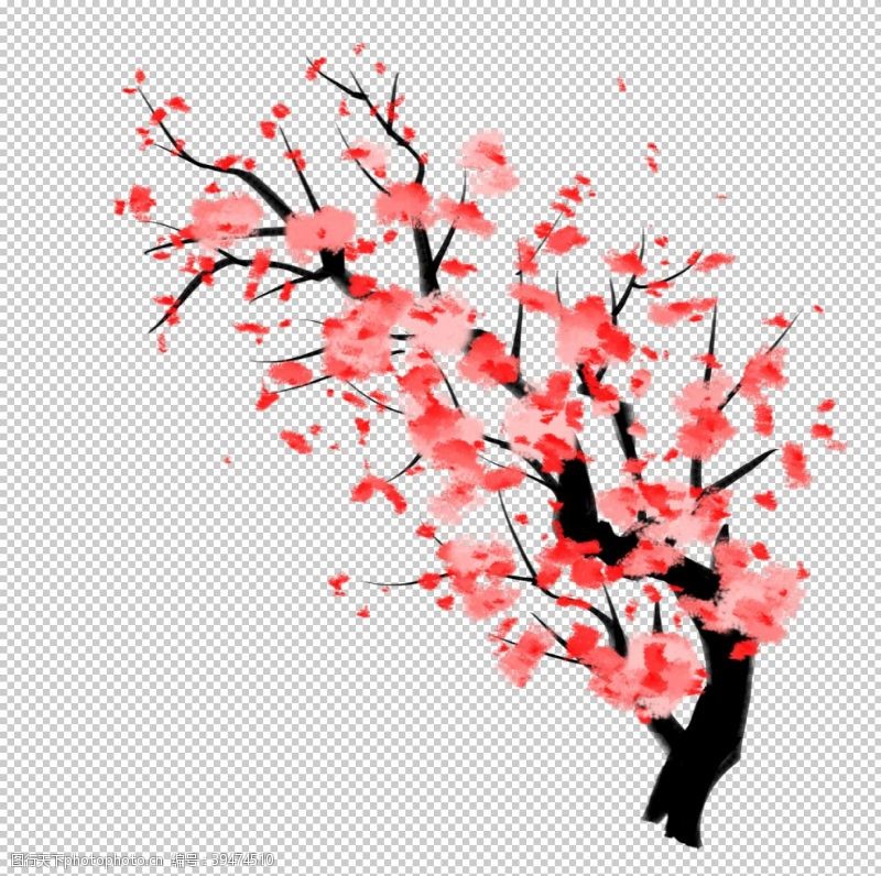 桃花季樱花素材图片