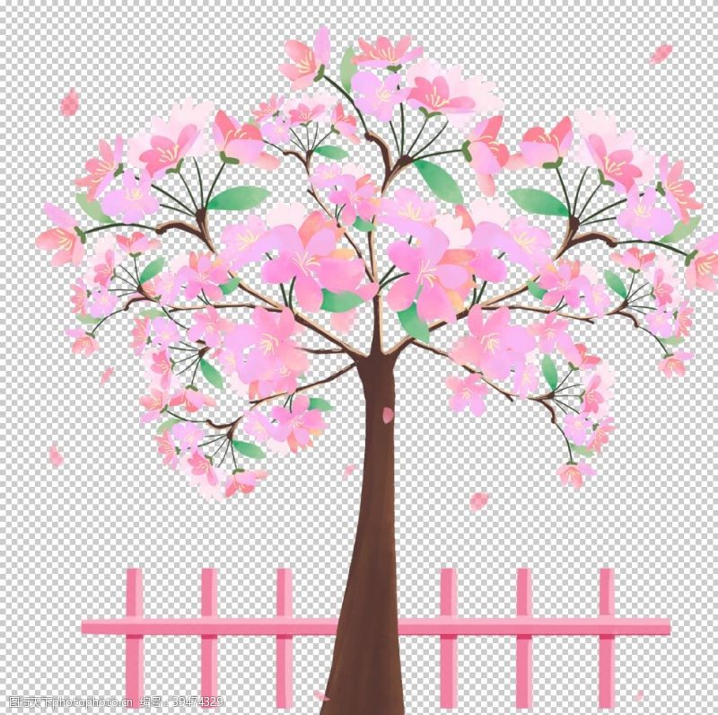 桃花节樱花装饰图片