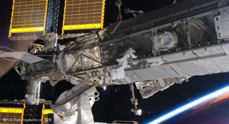 科研背景宇宙太空卫星科技背景图片