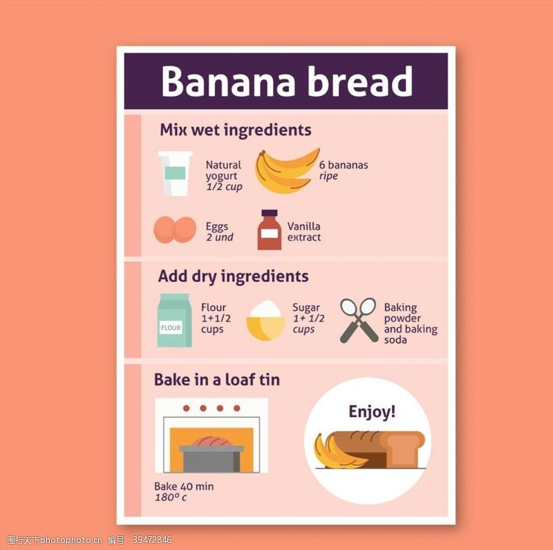 香蕉广告自制面包食谱图片