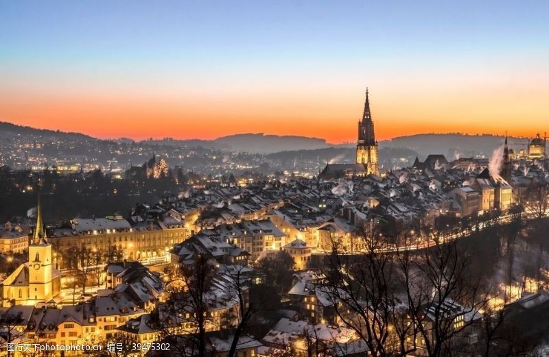 瑞士风光伯尔尼风景图片