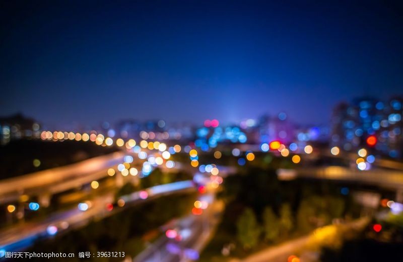 夜景图片大城市建筑风景摄影图片