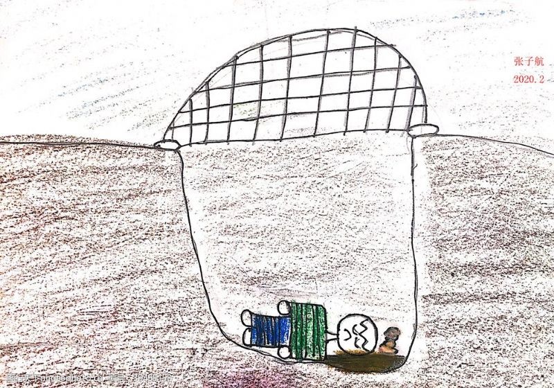 儿童画儿童简笔画子航人物系类之葫芦娃图片