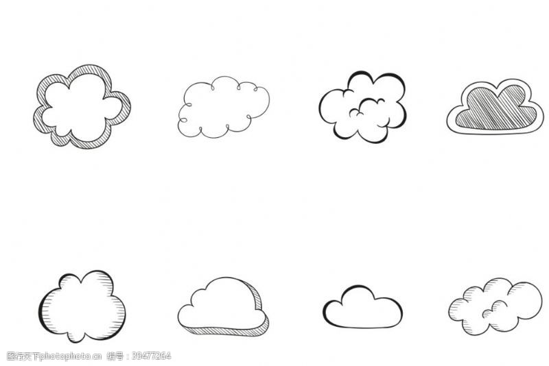 动画背景卡通手绘云图片