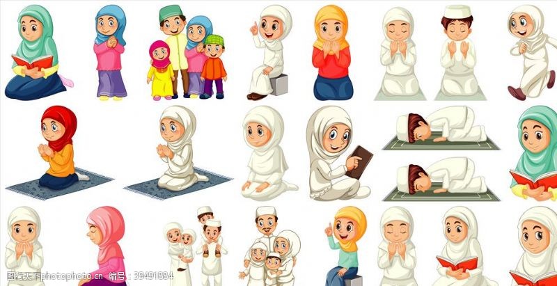 宗教信仰穆斯林儿童图片