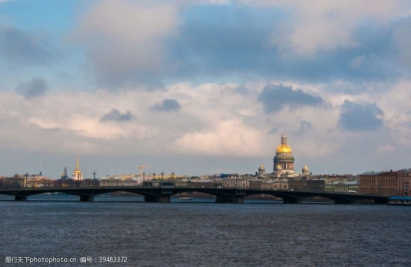 俄罗斯建筑涅瓦河图片
