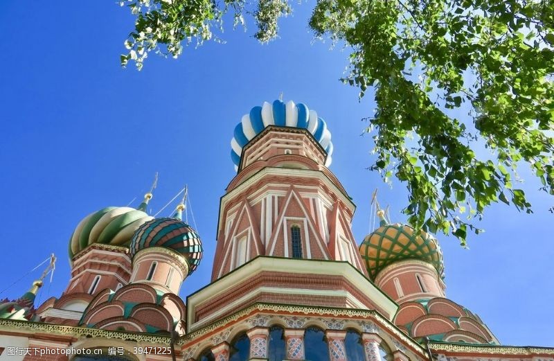 俄罗斯建筑瓦西里升天教堂图片