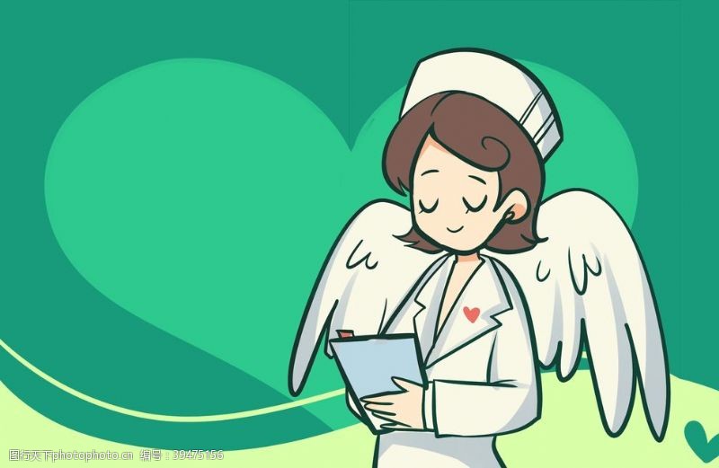 医疗护理医疗插画图片