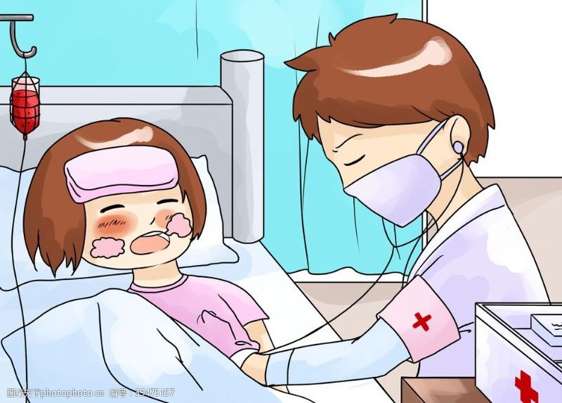 医疗护理医疗插画图片