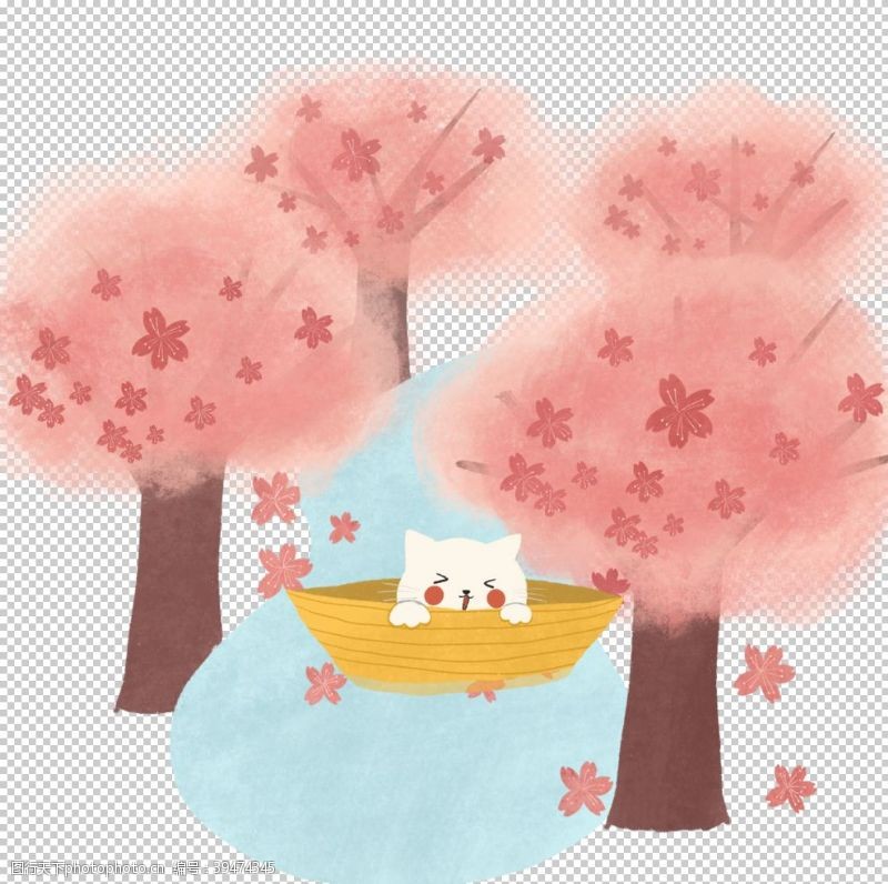 桃花节樱花装饰图片