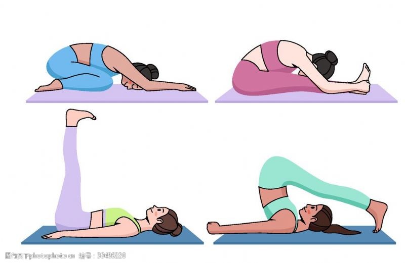 锻炼身体瑜伽图片