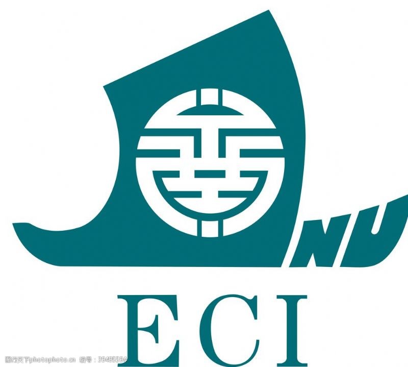 散热ECI漫画logo卡通图片