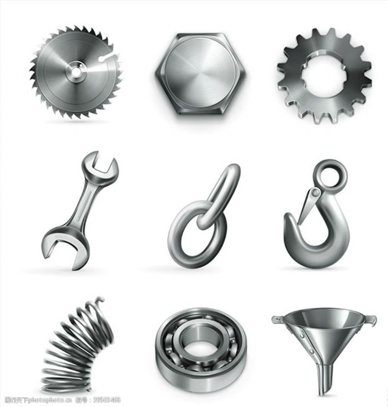 金属齿轮金属工具图标图片