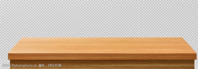 木桌子矢量素材图片
