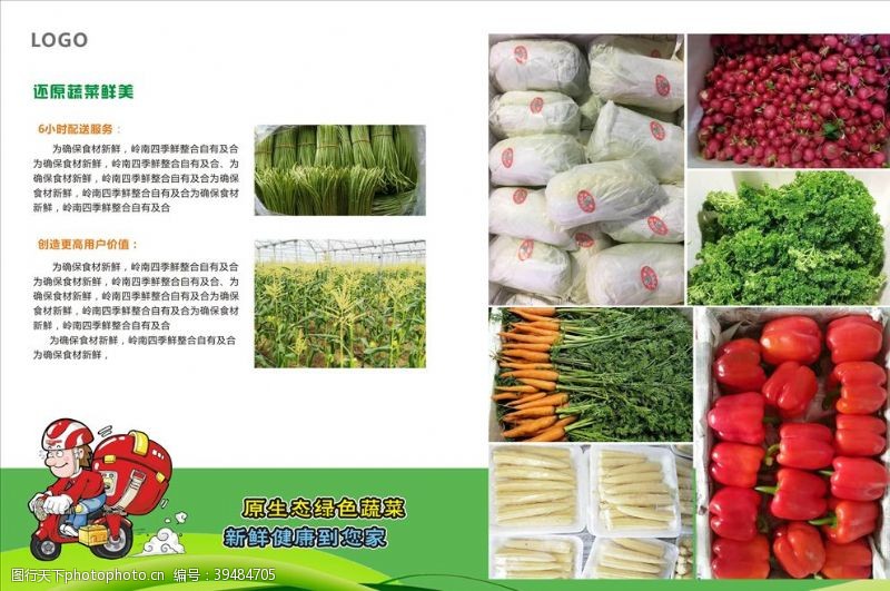 企业画册版式农业画册模板图片