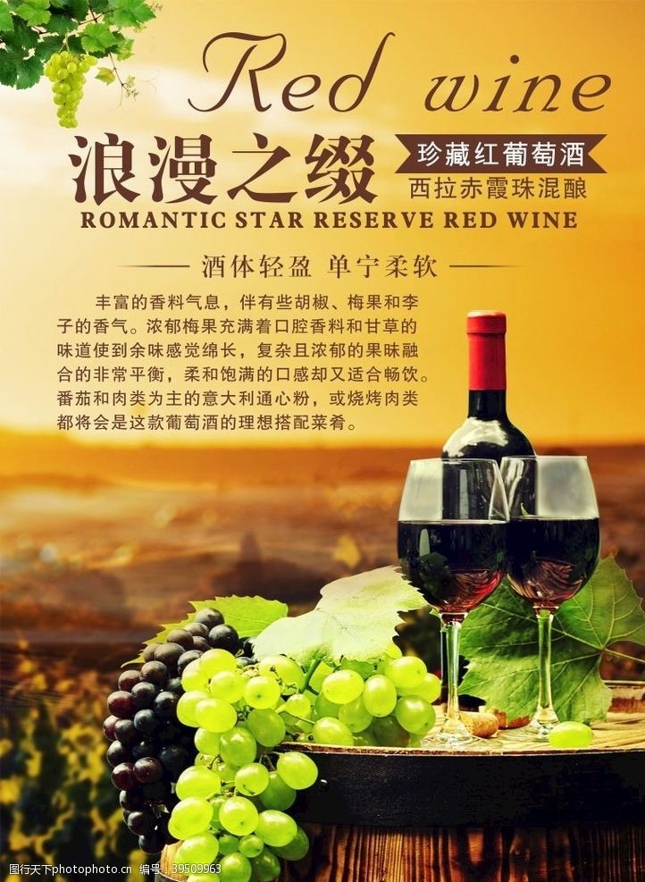 葡萄酒标签葡萄酒图片