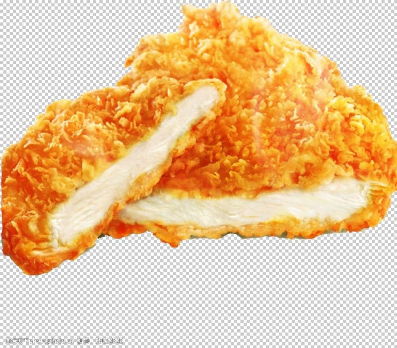 炸鸡排烧鸡图片