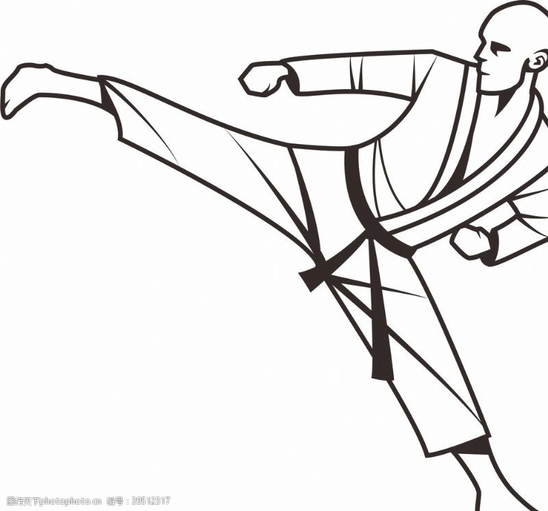 跆拳道武术图片
