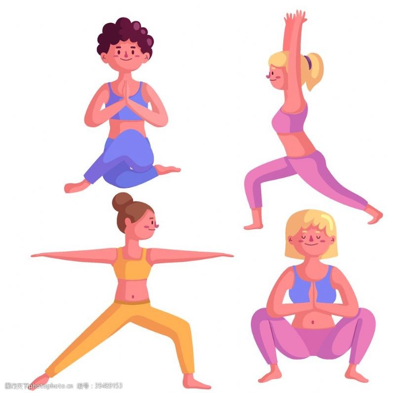 健身修身瑜伽图片