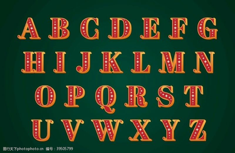 大写字母字母数字英文图片
