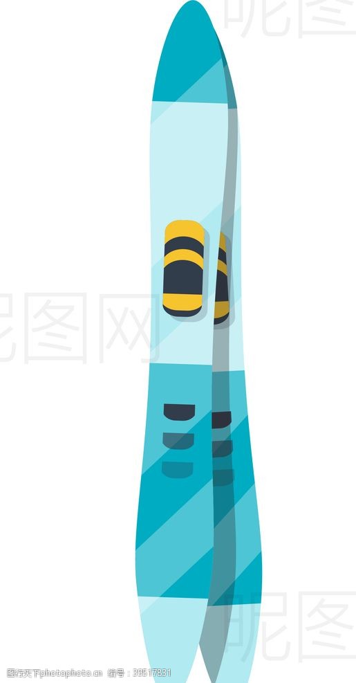 滑雪镜滑雪板图片