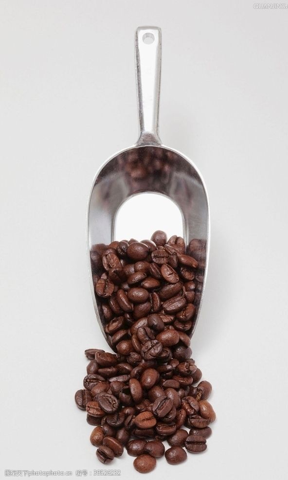 铲子咖啡豆图片