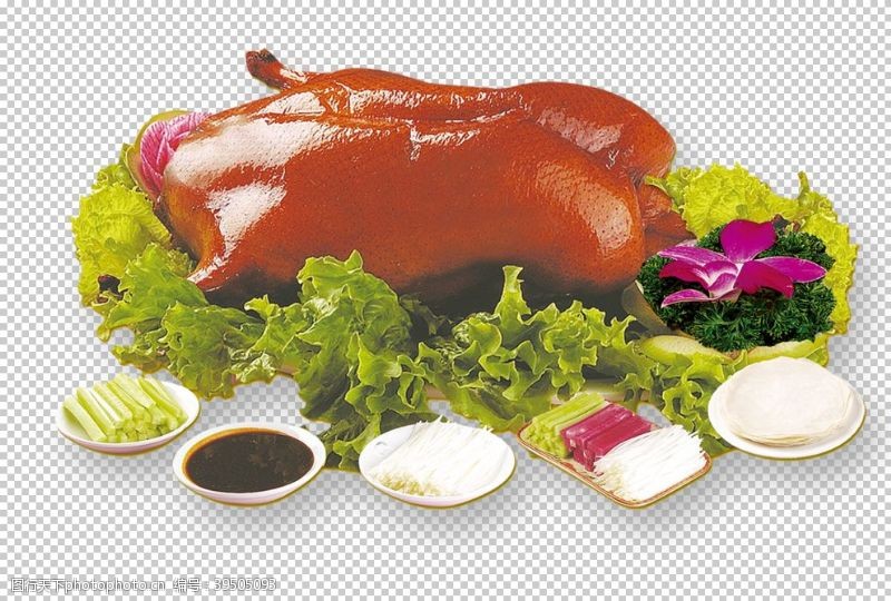食物简笔画烤鸭图片