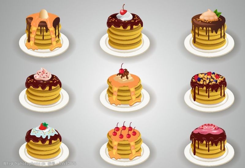美食水牌设计卡通蛋糕图片