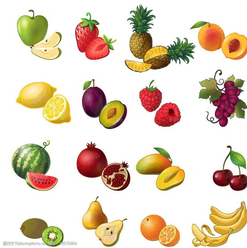 猕猴桃海报卡通水果图片