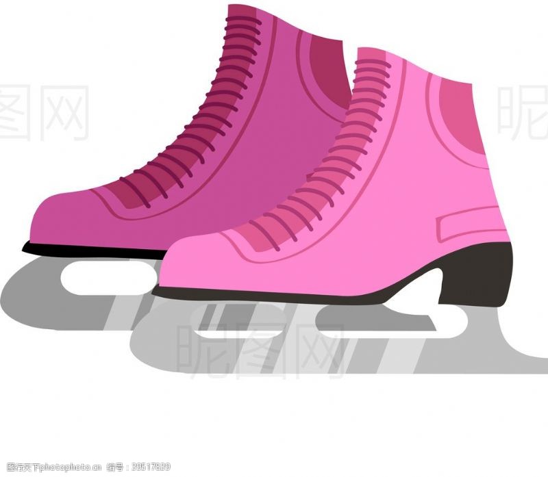 滑雪装备溜冰鞋图片