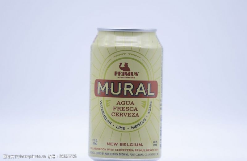 白啤听装酒MURAL图片