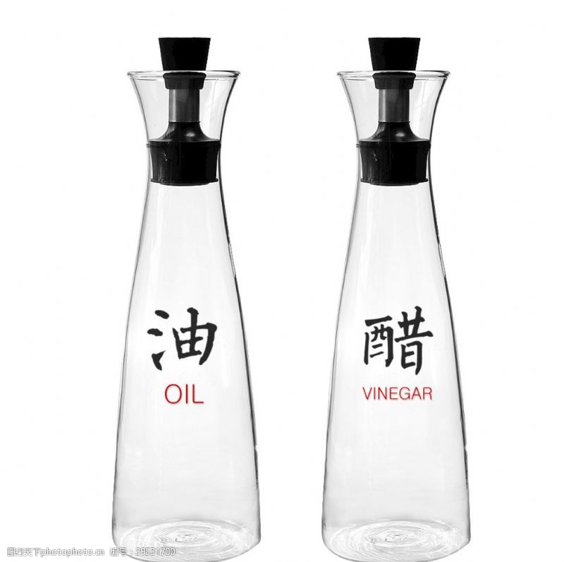 硅油耐热玻璃油醋瓶图片