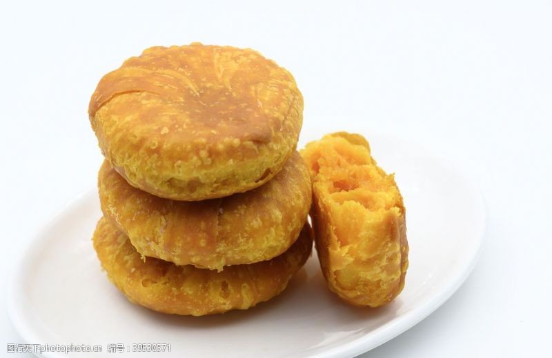 蛋黄文化南瓜饼图片